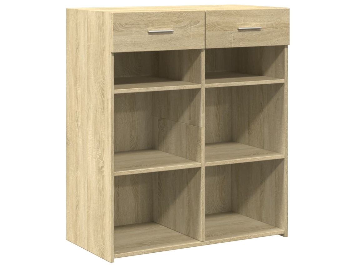 Aparador Derivados de Madeira Carvalho Sonoma MAISON EXCLUSIVE (80x42,5x93 cm)