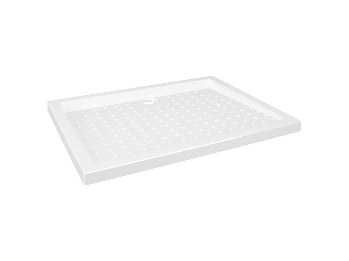Base De Chuveiro Vidaxl White Abs (90x70x4cm)