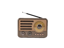 Coluna Mp3 Portátil Retro Bluetooth com Entrada Cartões ZYBLSSBB