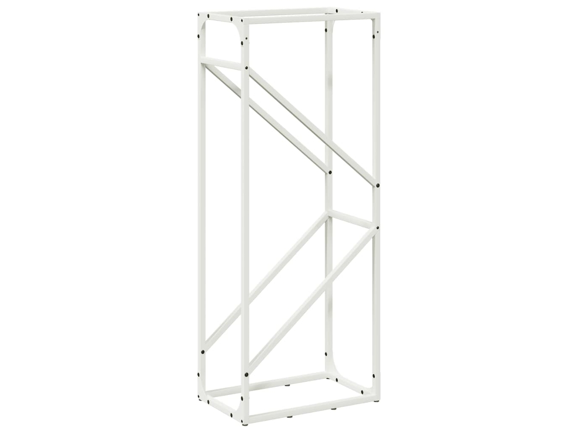 Firewood Rack, Firewood Racks Vidaxl Branco Aço (40 X 25 X 100 Cm)