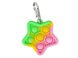 Mali brinquedo Sensorial Chaveiro Estrela de 5 Pontos para Aliviar Estresse para Crianças e Adultos