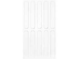 Proteção de parede - Pacote com 2 folhas de silicone autoadesivas transparentes