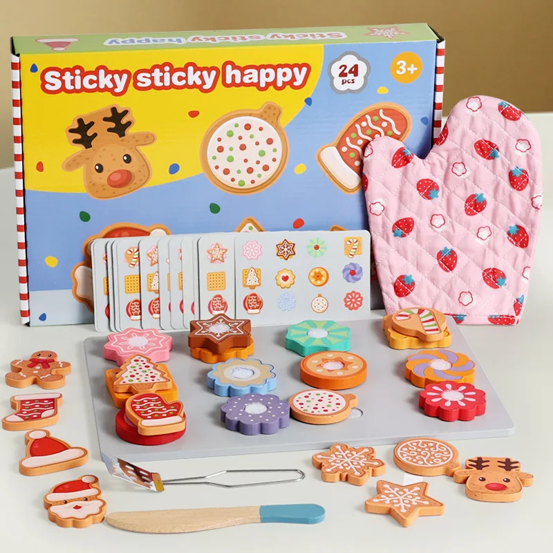 Conjunto Madeira para Brincadeiras de Faz-de-conta, Brinquedo Educativo para Crianças dos 3 aos 5 Anos.