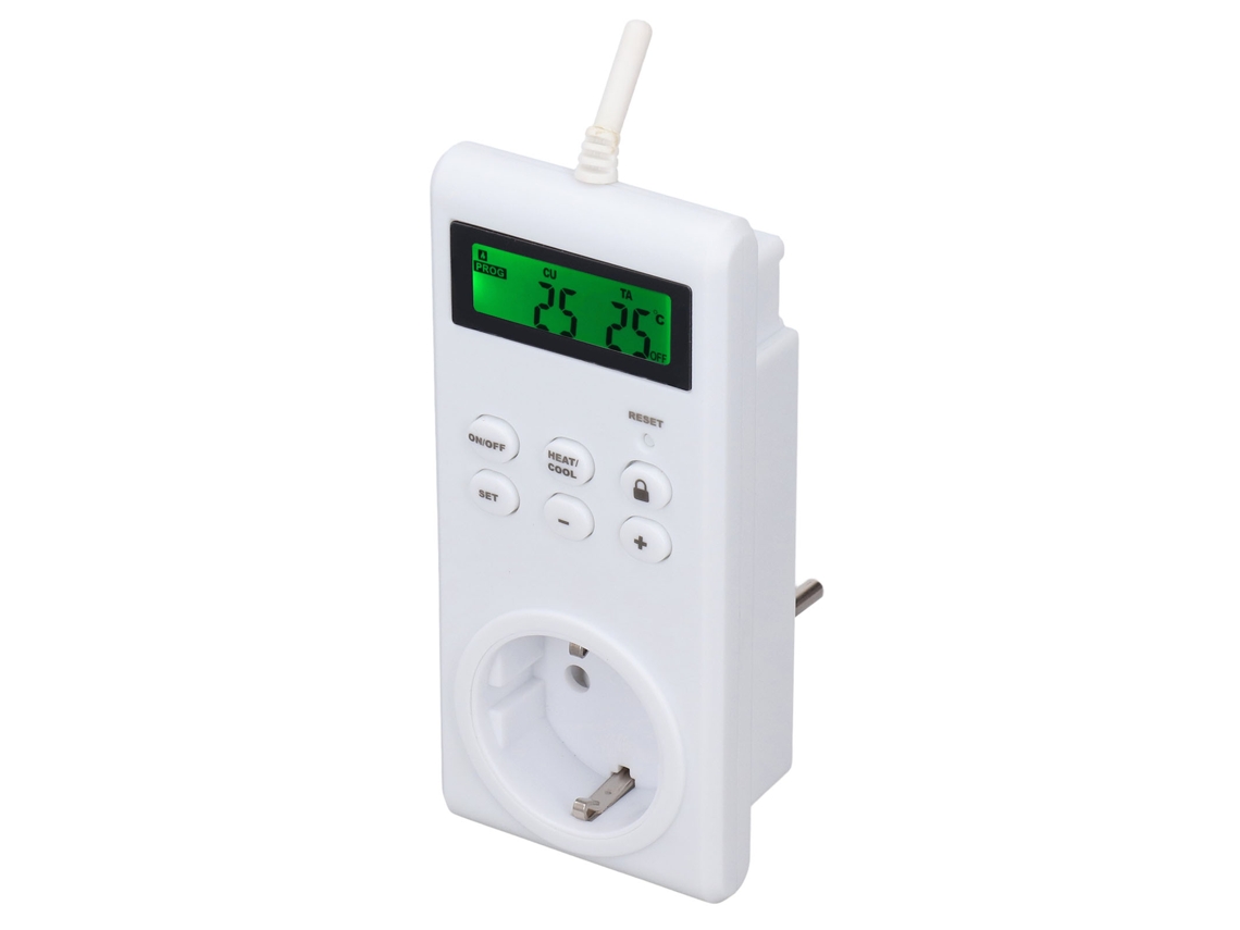 Laxiscreed Tomada Inteligente Sem Fios Com Controlo De Temperatura Programável E Automática