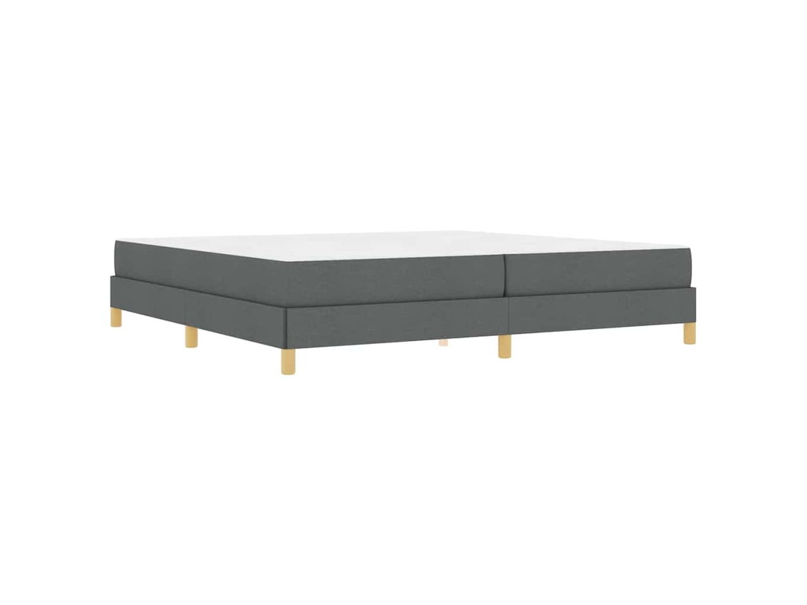 Conjunto 1 Cama Box Vidaxl Cinzento Tecido (200 X 200 Cm)