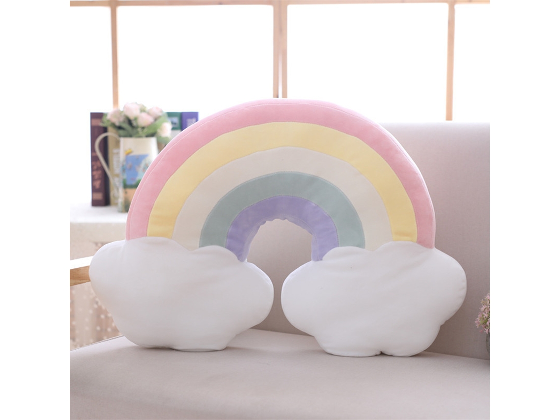 Almofada Infantil De Unicórnio E Arco-íris - Rainbow-ff-