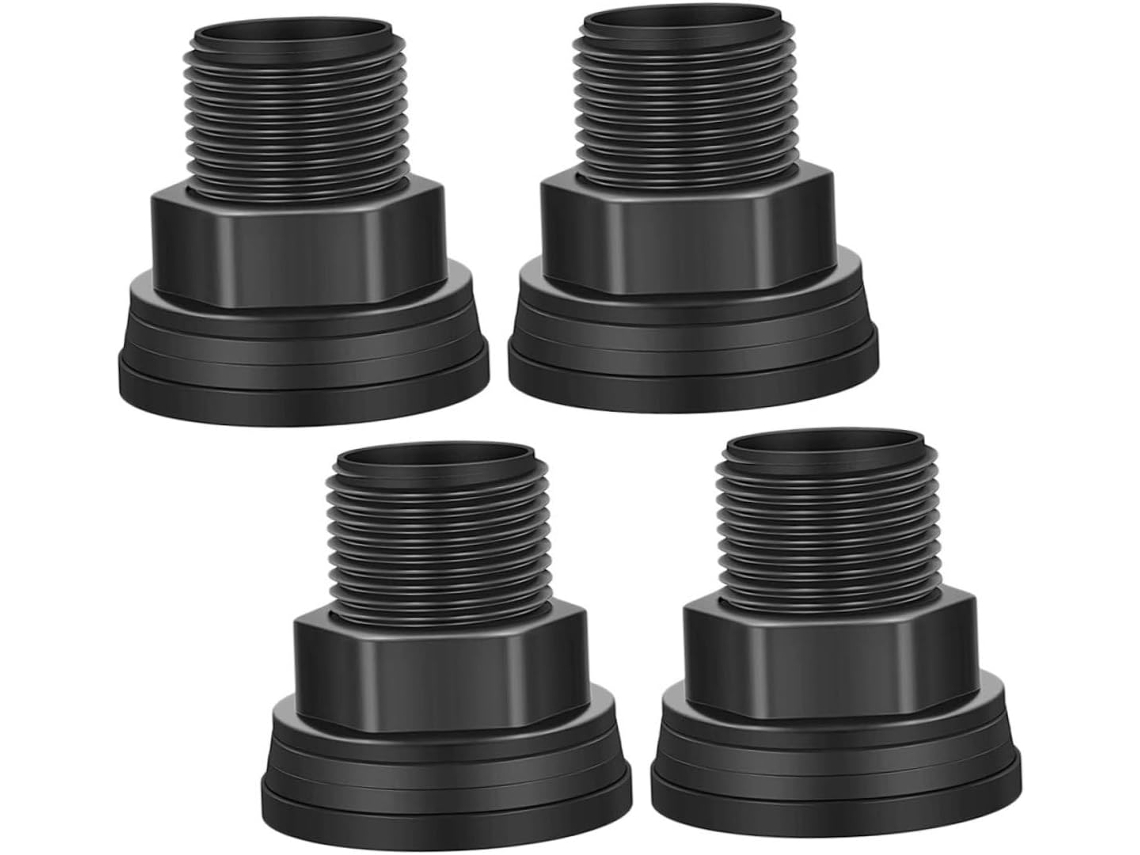 Conectores De Tanque Água Com Rosca Dupla Para Mangueiras Jardim,