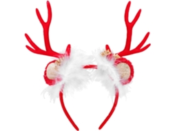 Tiara De Rena Para Meninos E Meninas - Acessório De Cabelo Exclusivo E Elegante Para Festas De Natal