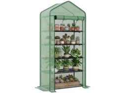 Serra a Casetta BTFORUS 5 níveis, porta enrolar, aço e PE, 90x49x193 cm