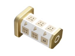 Laxiscreed Tomada De Parede Vertical Com Carregador Usb Sem Fios E Múltiplas Tomadas