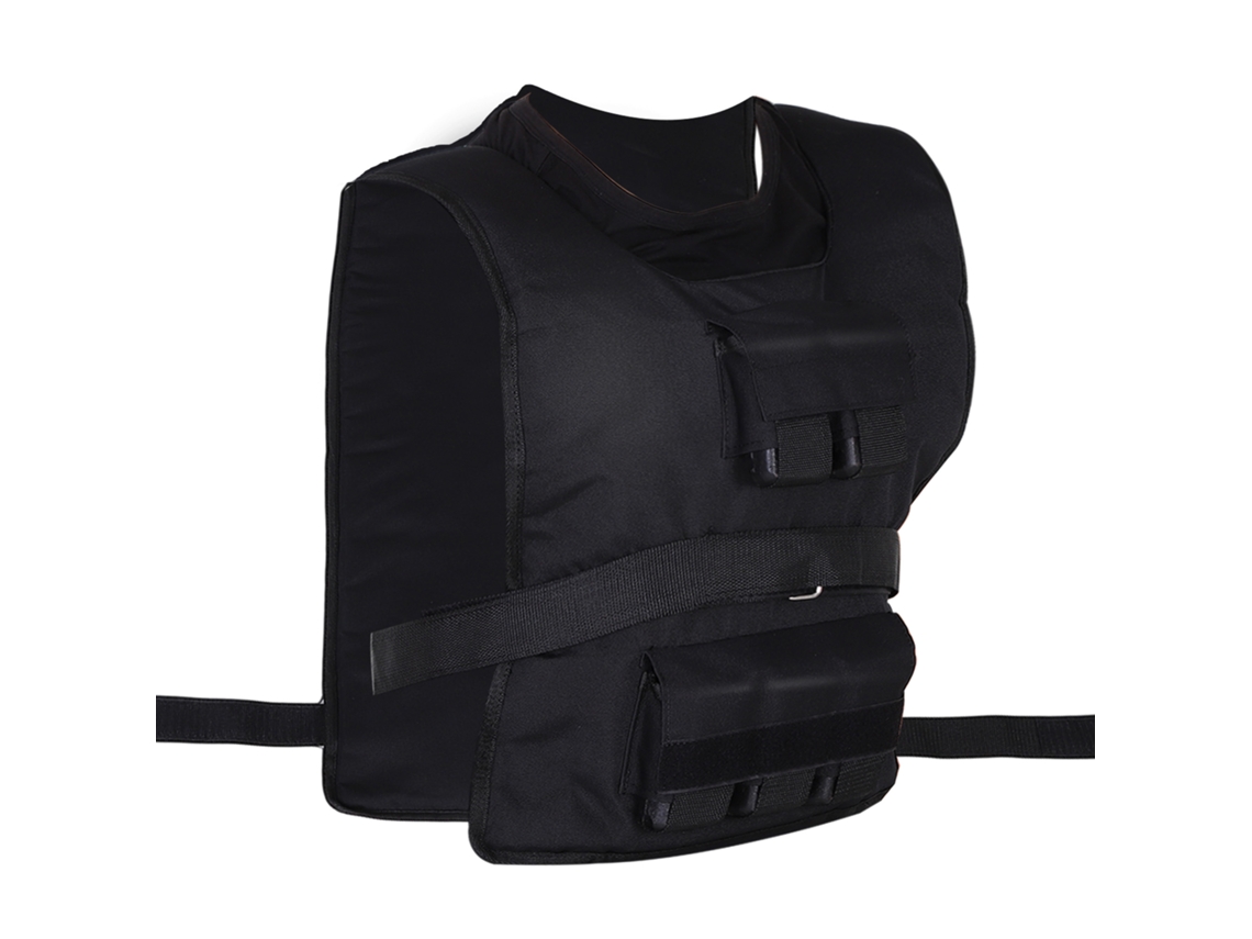 Colete Treino 30kg Oxford Ferro Preto 36x52cm VELTRIX