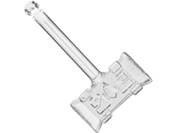 Decantador/dispensador De Bebidas De Vidro Criativo Em Formato De Martelo, 400ml, Design Original Pa Gokoco