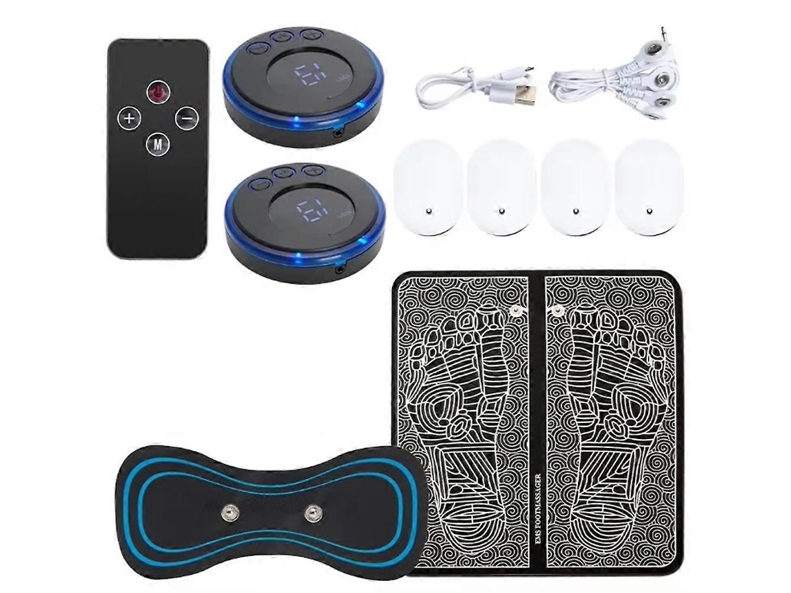 Almofada De Massagem Elétrica Para Os Pés, Eletroestimulador, Tapete Ems, Massageador Muscular, Relax Amento Nos Fitness