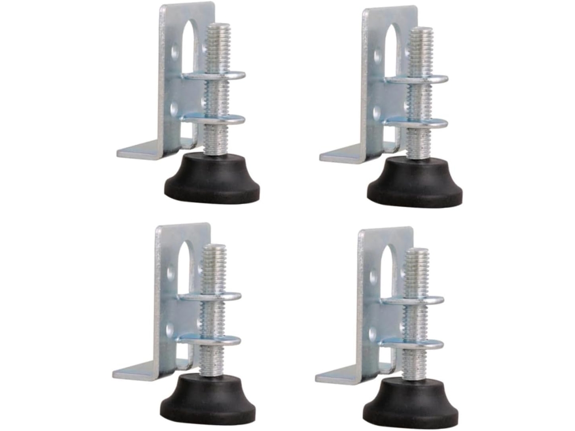 Doitool Conjunto De 4 Pés Niveladores Ajustáveis Para Móveis, Niveladores De Pernas Duráveis Para Guarda Roupas