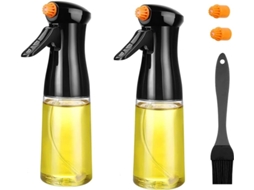 Pulverizador De Azeite Para Cozinhar, Bico Giratório, Dispensador De Azeite Para Garrafa De 230ml Co Gokoco