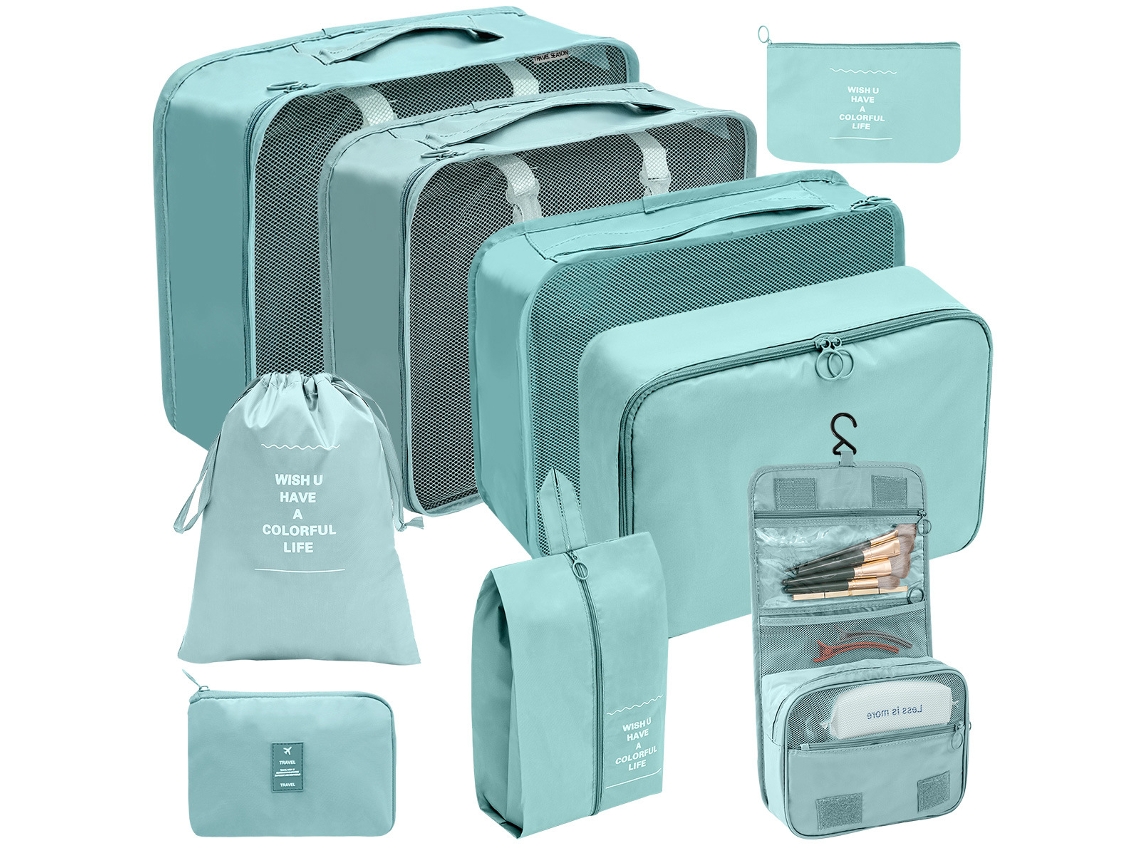 Conjunto de Bolsas Organizadoras para Viagem AQUAFORGE