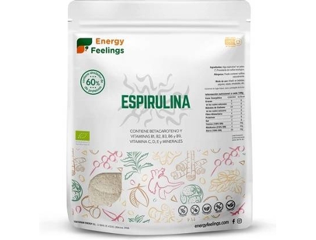 Chá ENERGY FEELINGS Spirulina Em Pó (1 kg de pó)