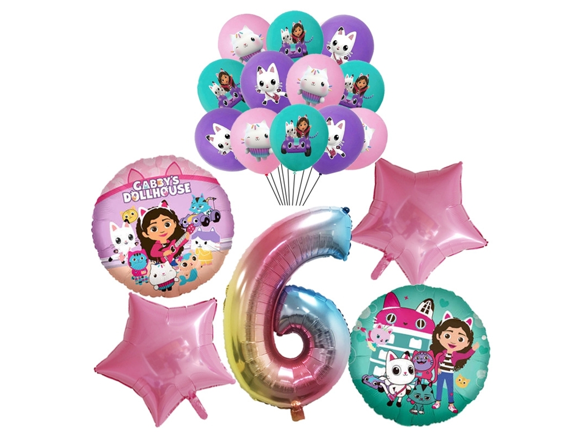Bolas descartadas para mesa de aniversário com BRILVIBERA