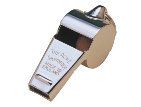 Acme Thundered Metallic Whistle Prateado M
