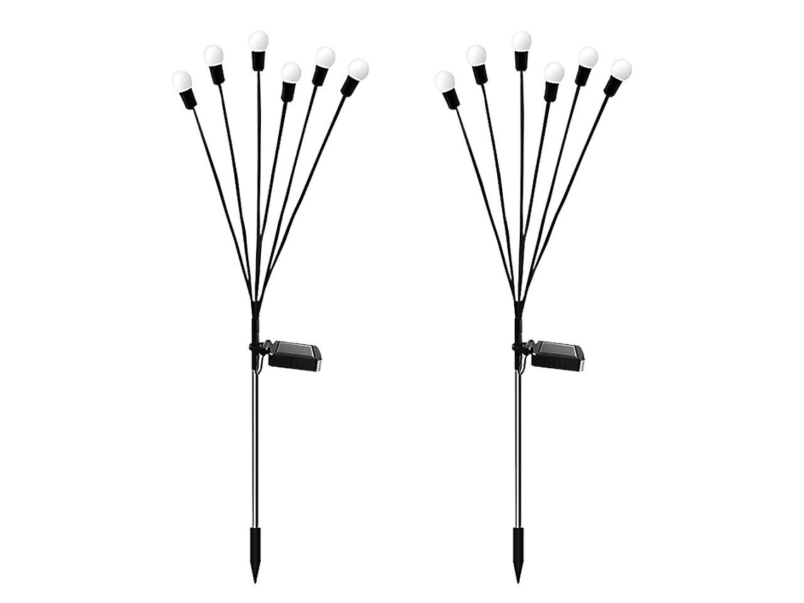 Pacote Com 2 Luzes Solares Firefly Led Para Jardim, Adequadas Para Áreas Externas E À Prova Dágua SUNNY SPACES