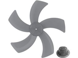 Ventilador Doméstico De Plástico Com Cinco Pás De 45,7 Cm