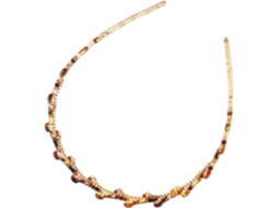 Tiara de casamento com estampa dentada para meninas, acessório elegante para festas, design exclusivo.