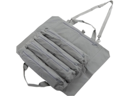 Bolsa dupla para ferramentas Yosoo, bolsa premium com diversos compartimentos para facilitar o armazenamento, suporte.