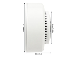 Laxiscreed Detector De Fumos Com Aviso De Bateria Fraca E Alarme De Alto Volume