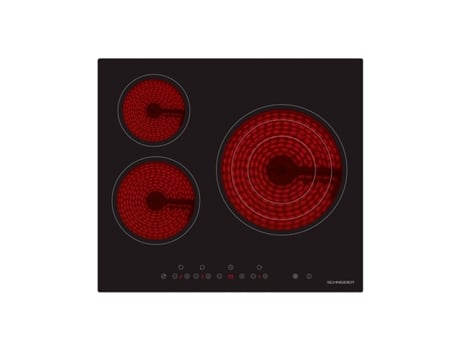 Placa de Vitrocerâmica SCHNEIDER SCHNEIDER (Elétrica - 62 cm - Preto)