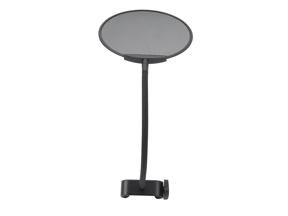 Microphone Pop Filter Foldable Microphone Anti Spray Mesh Mic Dual Layered Wind Pop Screen With A Flexible 360° Gooseneck Clip Stabilizing Arm Ps 6