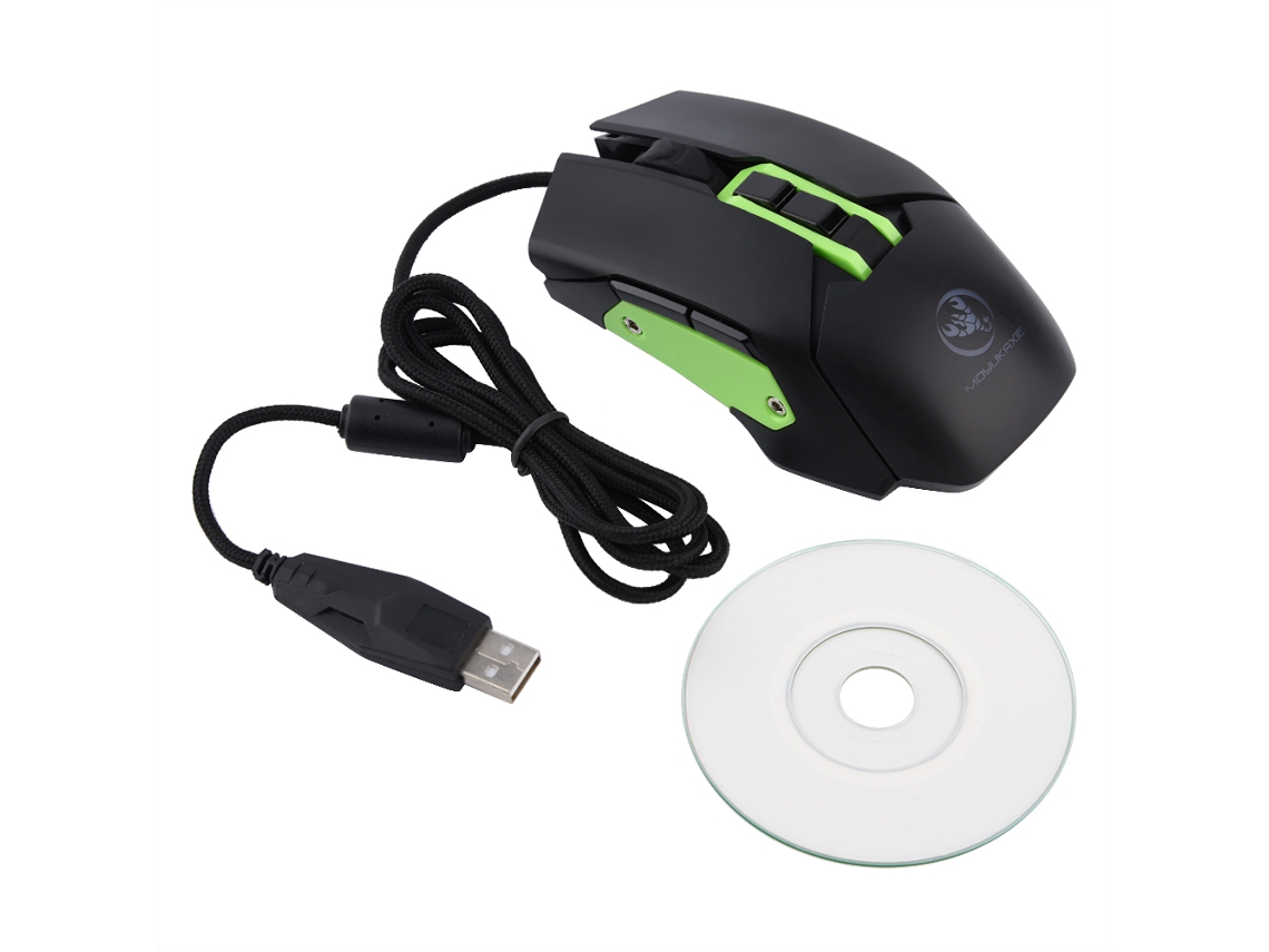 Mouse para Jogos LAXISCREED macro, ambidestro, luz de fundo LED | LAXISCREED