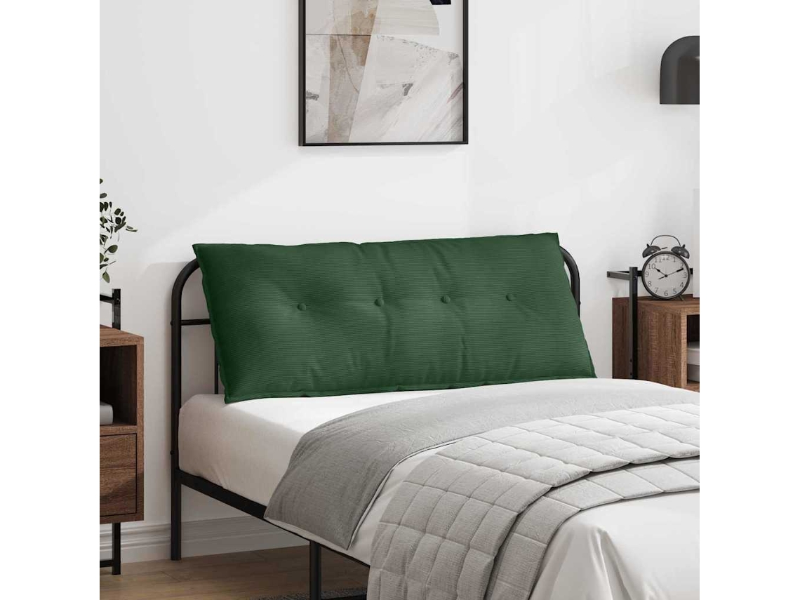 Vidaxl Travesseiro Para Costas Verde Selva 120 X 50 Cm