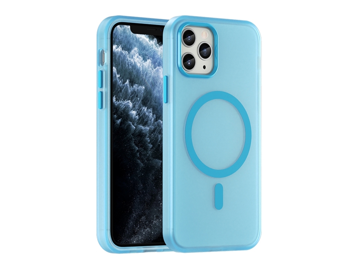 Capa Híbrida Translúcida Para Iphone 11 Pro - Tpu E Pc Com Magsafe | Fosca - Azul