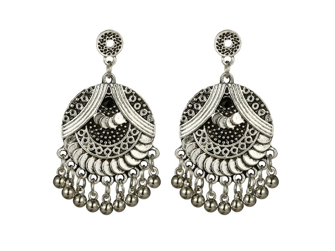 Brincos Pendentes Vintage Elegantes Com Miçangas