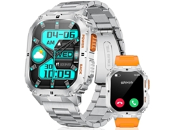 Smartwatch AMOLED de 1,96 polegadas com rastreador de condicionamento físico, atende chamadas, monitora mais de 100 modos de exercício e frequência Bestvite