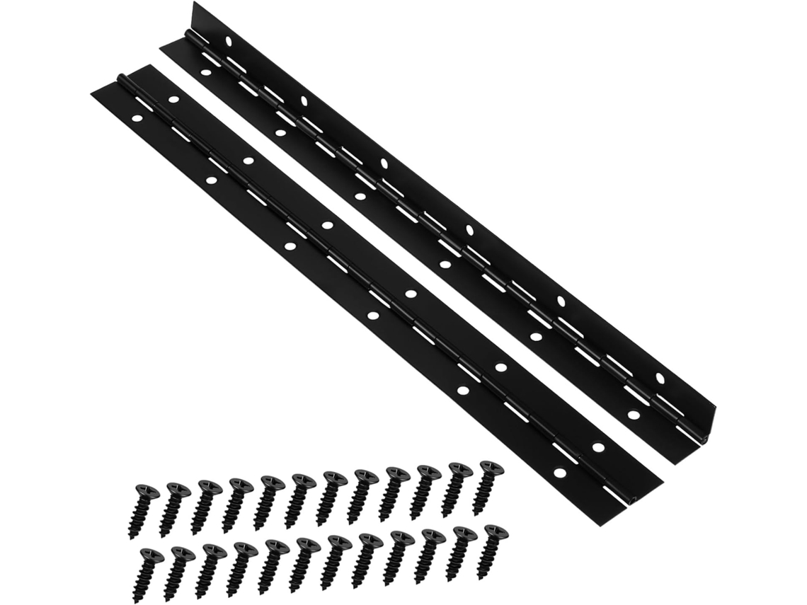 De Piano Em Metal, Com Preto E Ao Desgaste Longa Duração (2 Peças).
