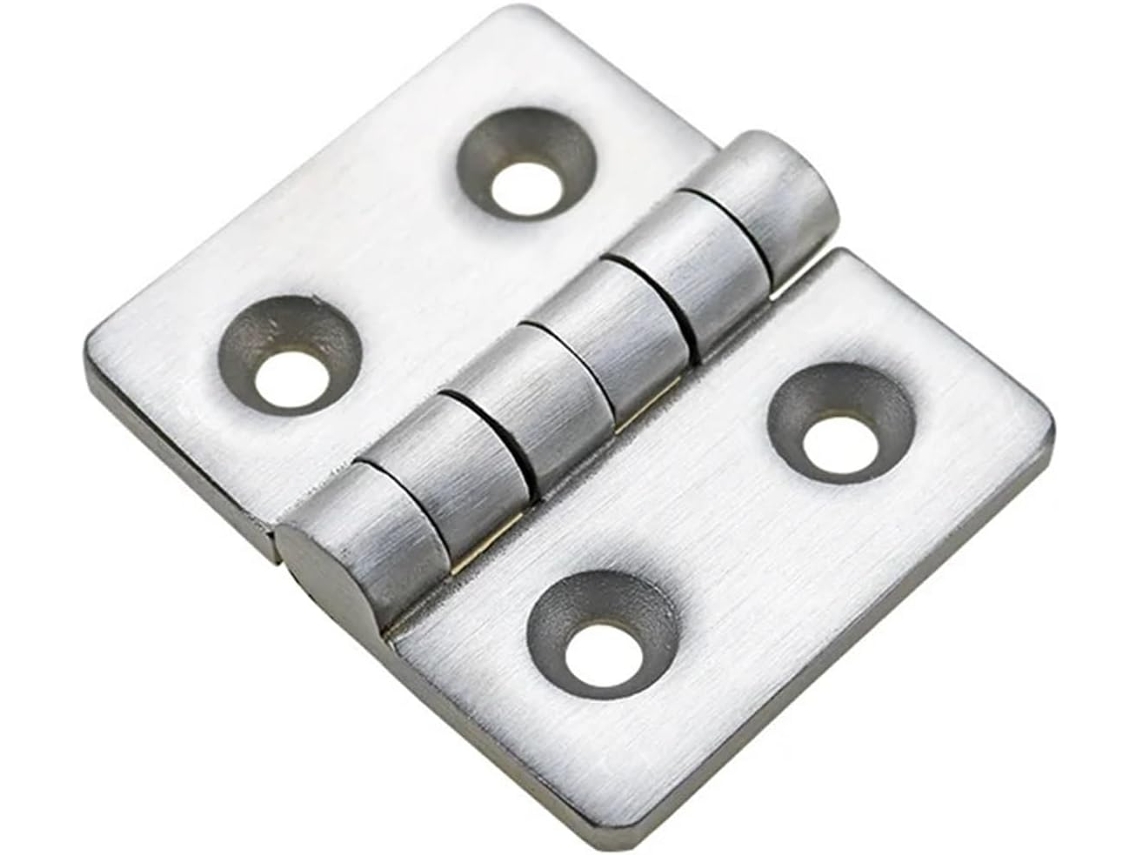 Dobradiça Industrial Em Aço Inoxidável 304 Para Máquinas, Equipamentos, Caixas E Gabinetes Elétricos 1 Peça