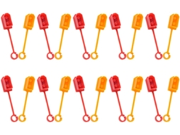Kit Com 20 Protetores Isolantes De Plástico Para Conectores Xt60.