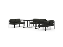 Garden Lounge Set, Garden Lounge Sets Vidaxl Antracite Alumínio (n/a)
