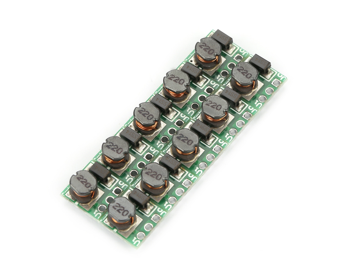 Módulo Conversor Dc-dc Boost De 10 Unidades: De 1.5v, 1.8v, 2.8v, 3v, 3.3v, 3.7v, 4.2v Para 5v (modelo T64)