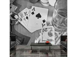 Papel de Parede ARTGEIST Cartas BrancoePreto (400x280 cm)