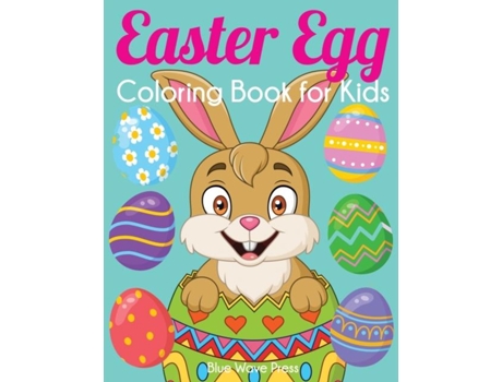 Livro Easter Egg Coloring Book For Kids De Blue Wave Press (inglês)