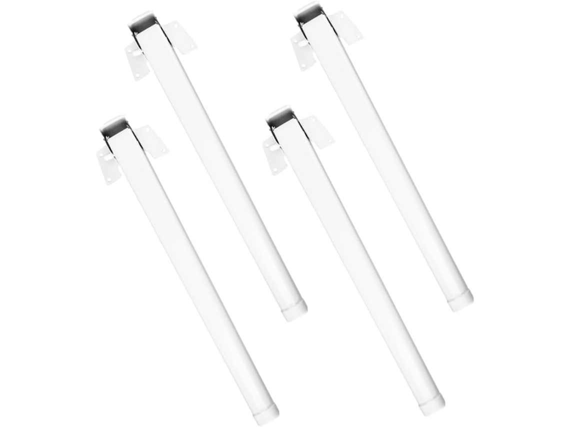 Conjunto De 4 Pés Mesa Dobráveis Resistentes Em Metal Para Montagem Diy, Extensores De Pés Para Móveis, 35cm, Para