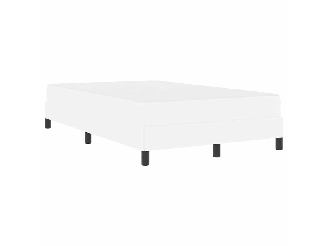 Conjunto 1 Estrutura Da Cama Vidaxl Branco Tecido (120 X 190 Cm)