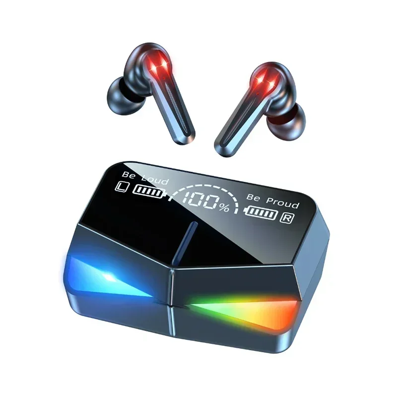 Fones De Ouvido Sem Fio Bluetooth 5.3 M28 Originais, Fones De Ouvido Esportivos Com Microfone.