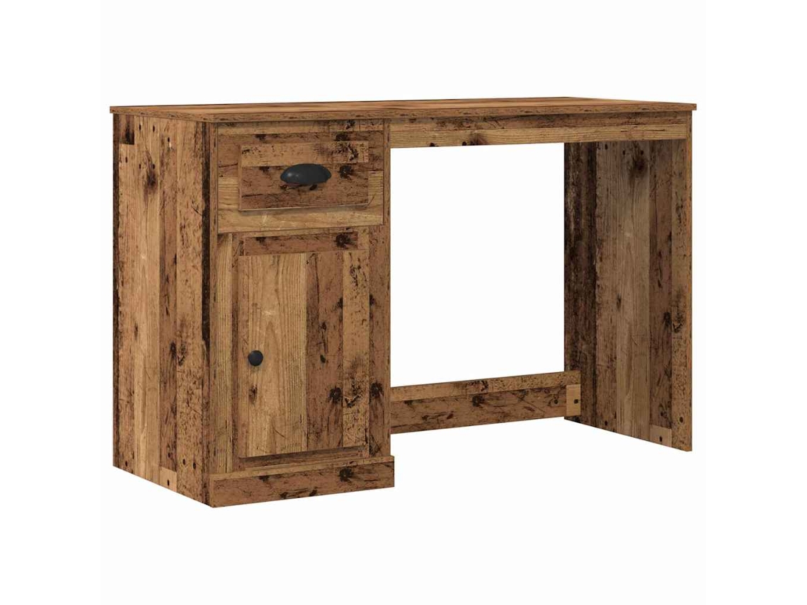 Conjunto 1 Escrivaninha De Estudo Vidaxl Castanho Derivados De Madeira (50 X 115 X 75 Cm)
