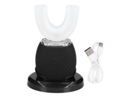 Escova de Dentes Elétrica Ultrassônica Automática U Shaped 360° Brancamento com Carga Usb