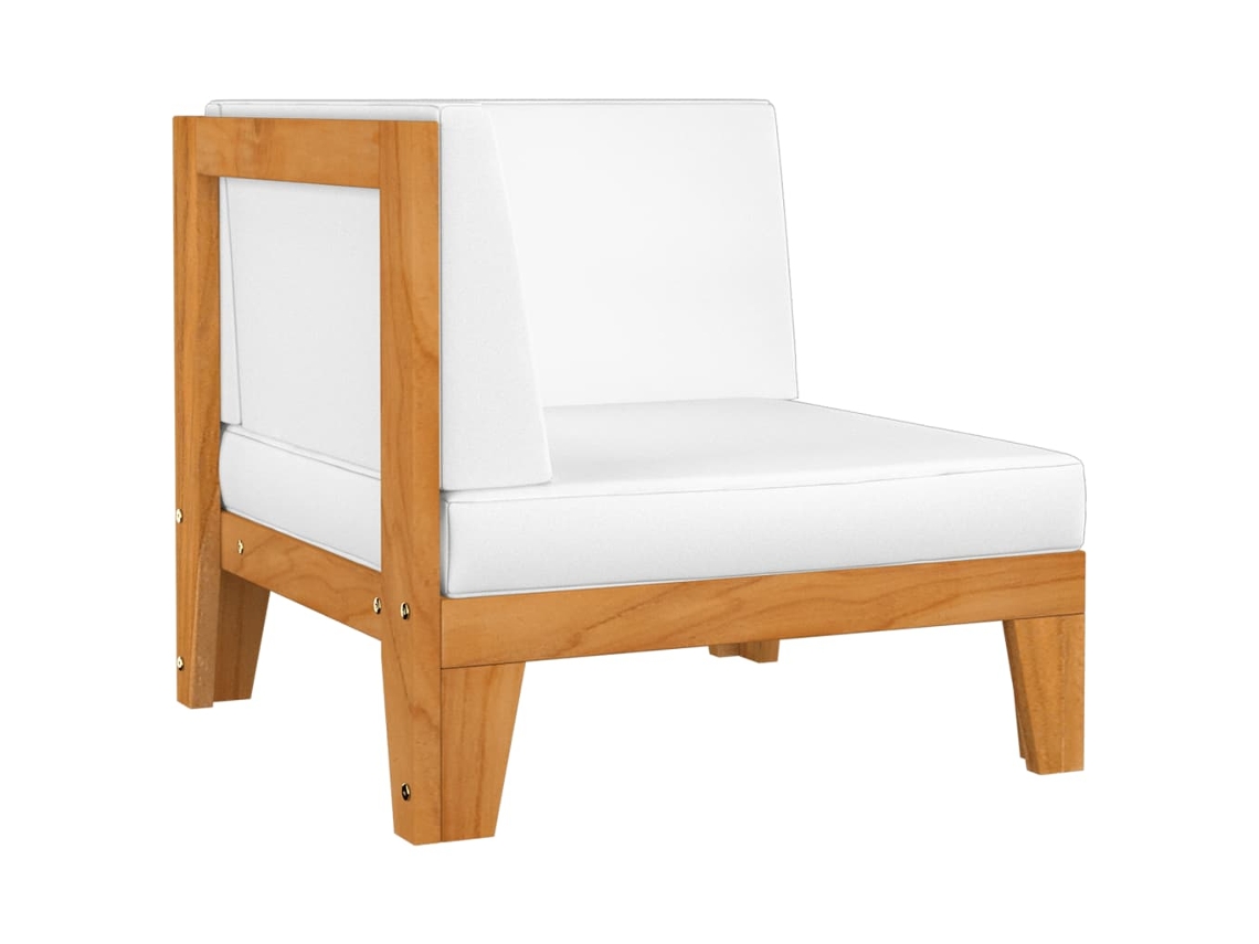 Corner Sofa, Corner Sofas Vidaxl Branco Madeira De Acácia (n/a)