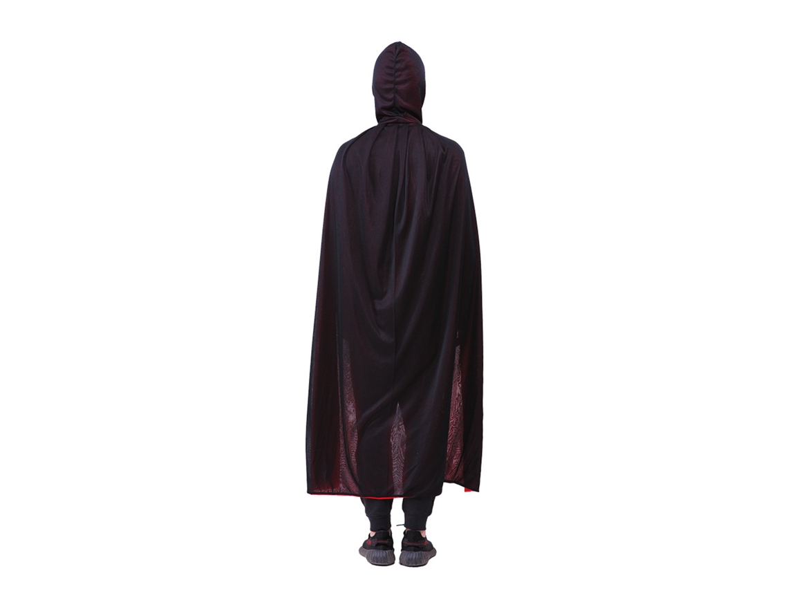 Capa Reversível Unissex para Halloween Fantasia Cosplay com Capuz LAXISCREED