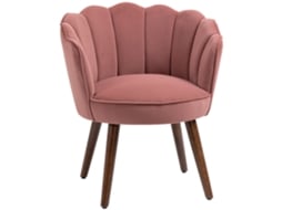 Poltrona de balanço com estrutura de aço,fivela,71x98x101 cm,rosa PENGJIANG SHOP